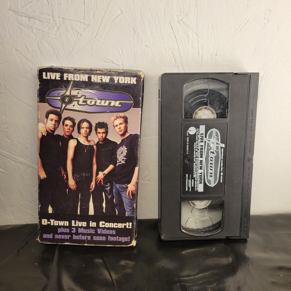 O-Town "Live From New York" VHS Tape - Black
